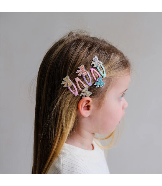 Mimi & Lula Sa&ccedil; Toka Set (5 Adet) // Sparkle Bow Mini