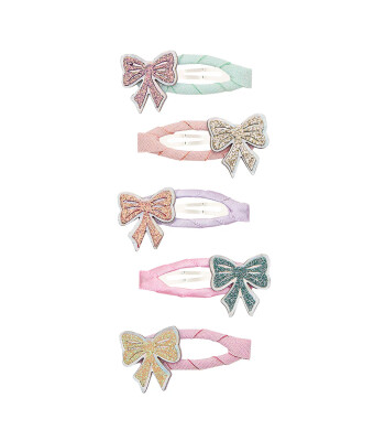 Mimi & Lula Saç Toka Set (5 Adet) // Sparkle Bow Mini