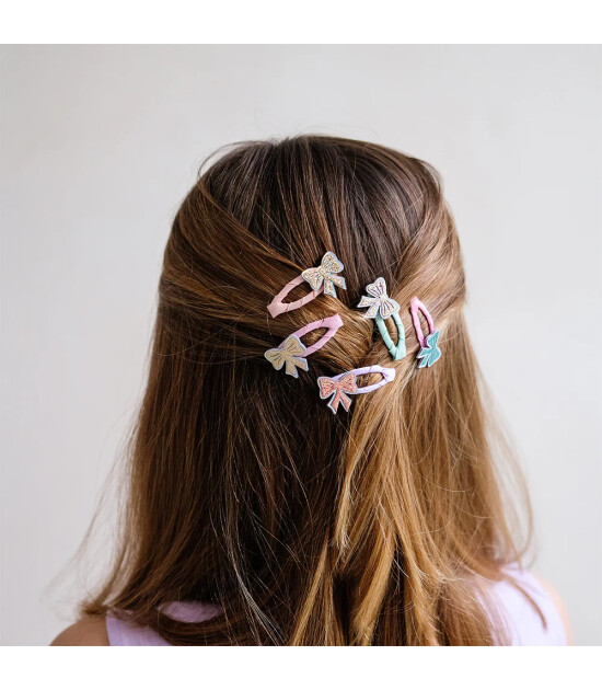 Mimi & Lula Sa&ccedil; Toka Set (5 Adet) // Sparkle Bow Mini