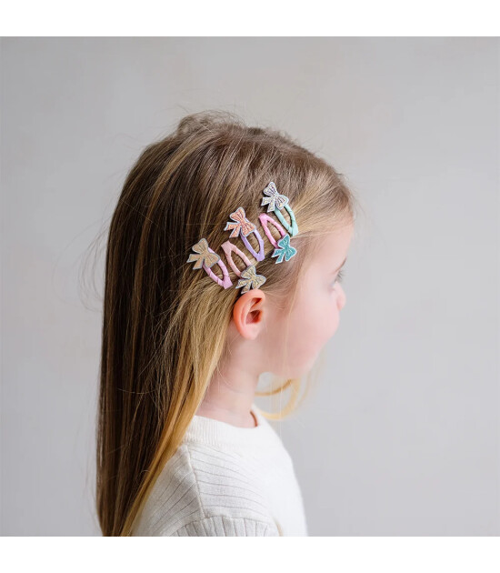 Mimi & Lula Sa&ccedil; Toka Set (5 Adet) // Sparkle Bow Mini