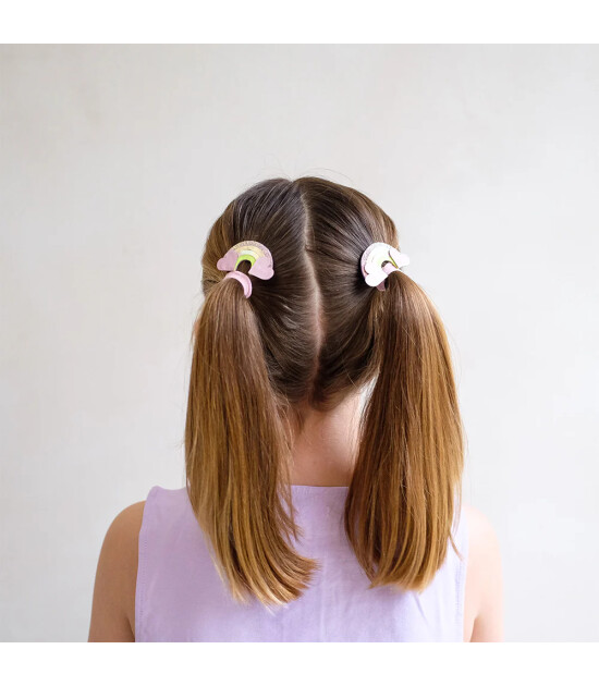 Mimi & Lula Sa&ccedil; Toka Set (2 Adet) // Rainbow