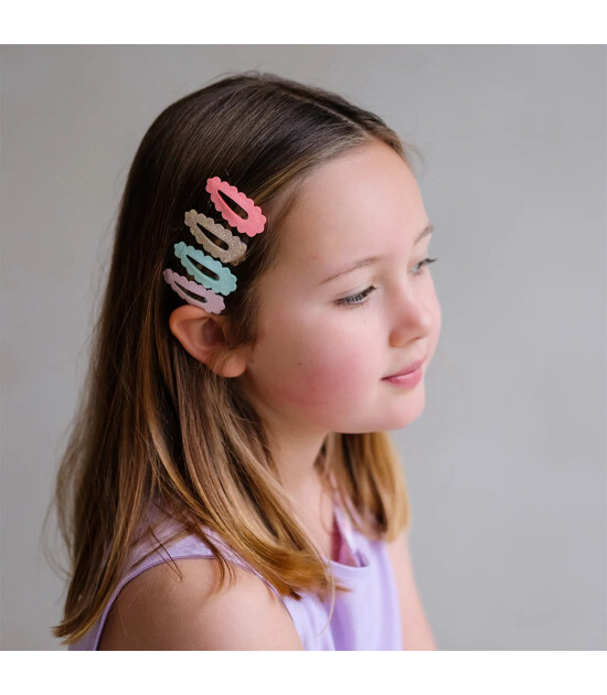 Mimi & Lula Sa&ccedil; Toka Set (5 Adet) // Scalloped Edge Mini