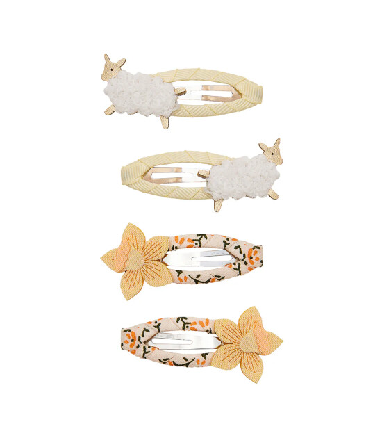 Mimi & Lula Sa&ccedil; Toka Set (4 Adet) // Spring Lamb