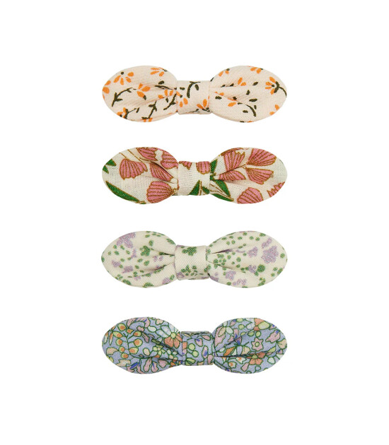 Mimi & Lula Sa&ccedil; Toka Set (4 Adet) // Flora Bow