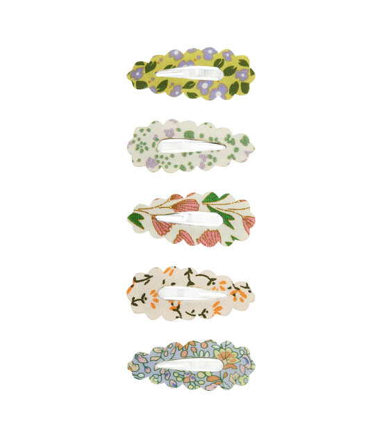 Mimi & Lula Sa&ccedil; Toka Set (5 Adet) // Spring Scalloped