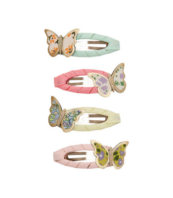 Mimi & Lula Saç Toka Set (4 Adet) // Floral Butterfly