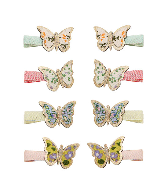 Mimi & Lula Sa&ccedil; Toka Set (8 Adet) // Floral Butterfly Mini