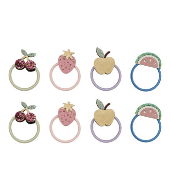 Mimi & Lula Lastik Toka Set (8 Adet) // Fruit Salad Mini