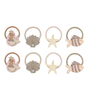 Mimi & Lula Lastik Toka Set (8 Adet) // Mermaid Mini