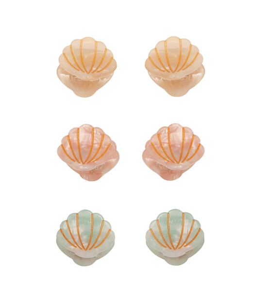 Mimi & Lula Claw Toka Set (6 Adet) // Mini Shell