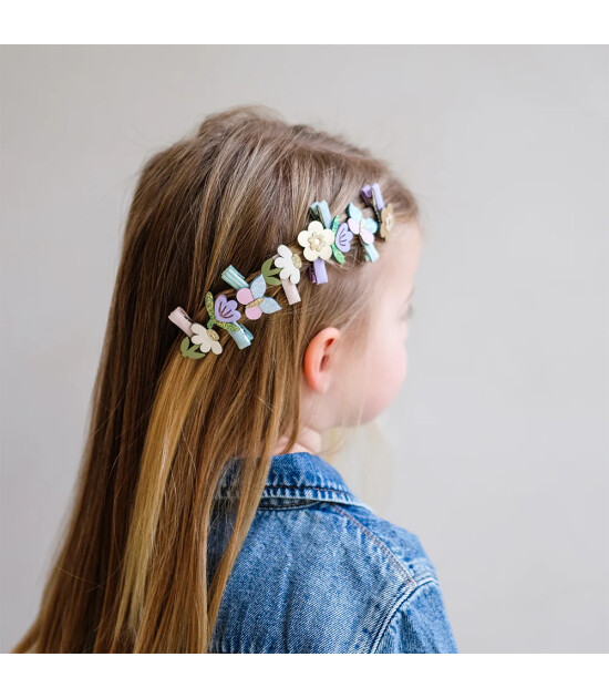 Mimi & Lula Sa&ccedil; Toka Set (8 Adet) // Flower Garden Mini