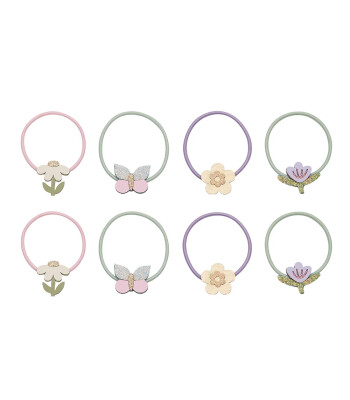 Mimi & Lula Lastik Toka Set (8 Adet) // Flower Garden