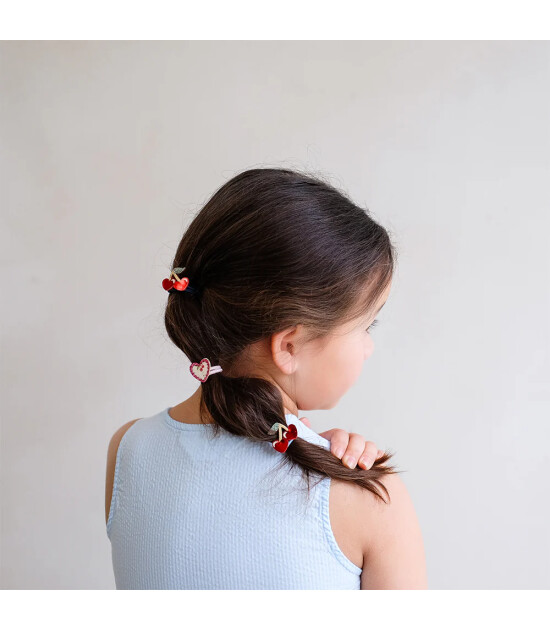 Mimi & Lula Lastik Toka Set (6 Adet) // Red Cherries Mini