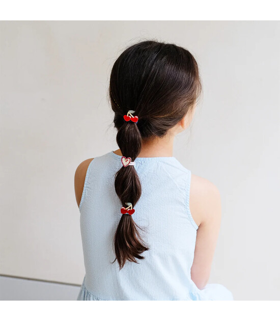 Mimi & Lula Lastik Toka Set (6 Adet) // Red Cherries Mini