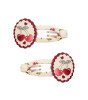 Mimi & Lula Sa&ccedil; Toka Set (2 Adet) // Scallop Framed Cherries