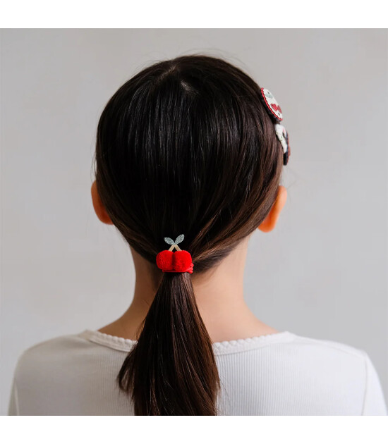 Mimi & Lula Lastik Toka Set (4 Adet) // Pom Pom Cherries