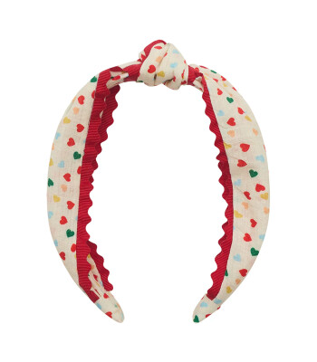 Mimi & Lula Alice Taç // Heart Print Knotted