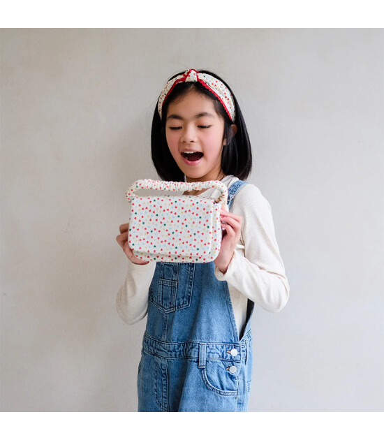 Mimi & Lula Alice Ta&ccedil; // Heart Print Knotted