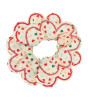 Mimi & Lula Scrunchie Lastik Toka // Heart Print Scalloped