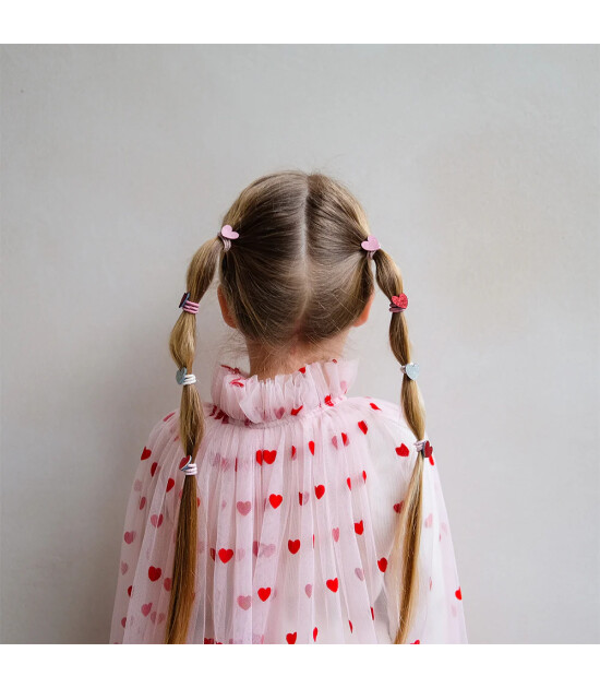 Mimi & Lula Lastik Toka Set (8 Adet) // Heart Mini