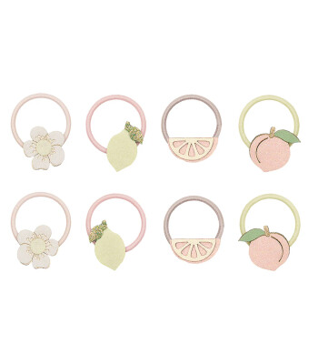 Mimi & Lula Lastik Toka Set (8 Adet) // Peachy Citrus Mini
