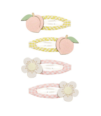 Mimi & Lula Saç Toka Set (4 Adet) // Peach Blossom