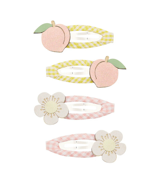 Mimi & Lula Sa&ccedil; Toka Set (4 Adet) // Peach Blossom