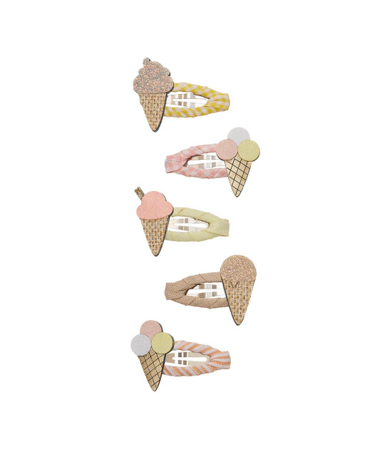 Mimi & Lula Sa&ccedil; Toka Set (5 Adet) // Ice Cream Mini