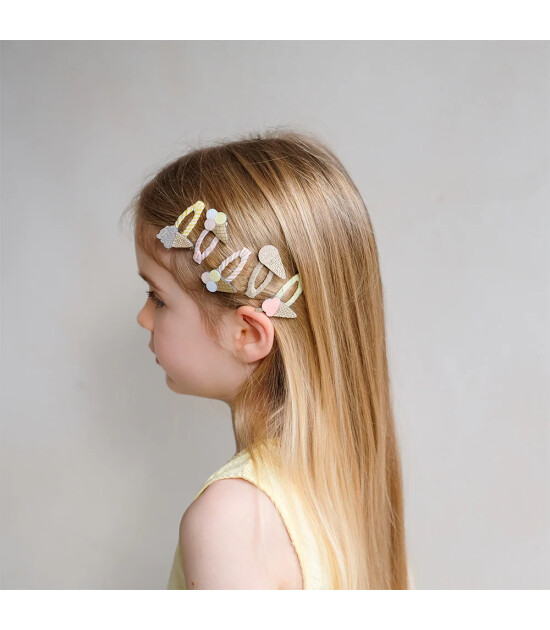 Mimi & Lula Sa&ccedil; Toka Set (5 Adet) // Ice Cream Mini