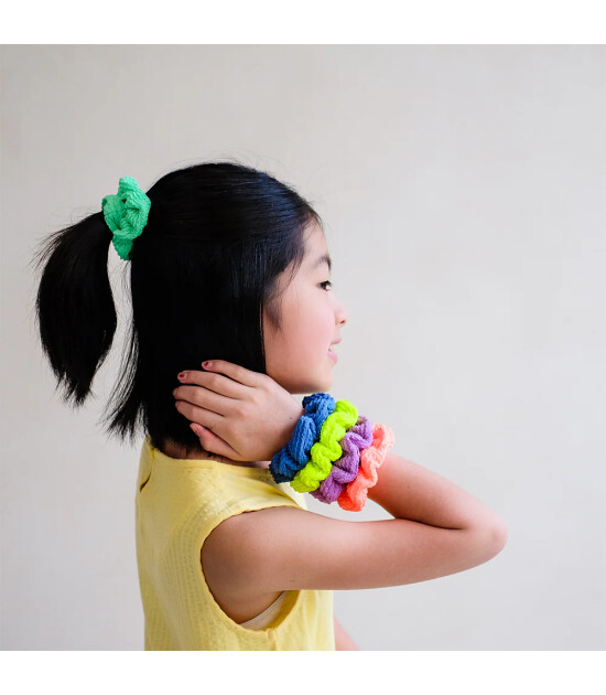 Mimi & Lula Lastik Toka Set (5 Adet) // Crinkle Scrunchies