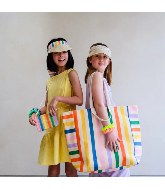 Mimi & Lula Striped Plaj &Ccedil;antası