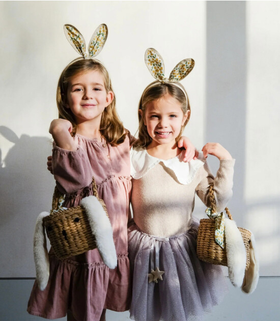Mimi & Lula Çocuk Hasır Sepet Çanta // Easter