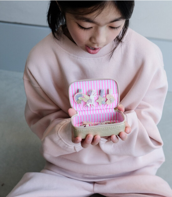 Mimi & Lula Mini Mücevher Kutusu // Gold