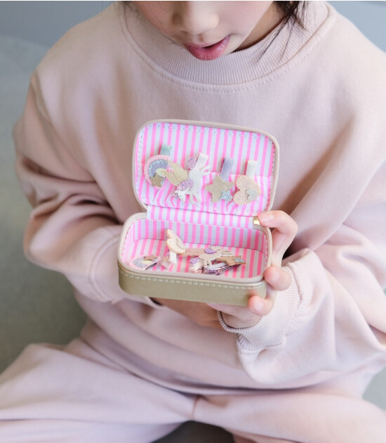 Mimi & Lula Mini Mücevher Kutusu // Gold