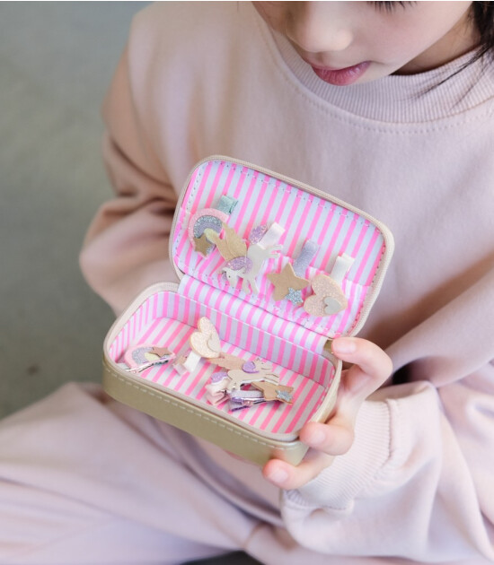 Mimi & Lula Mini Mücevher Kutusu // Gold