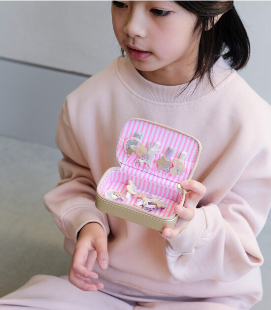 Mimi & Lula Mini Mücevher Kutusu // Gold