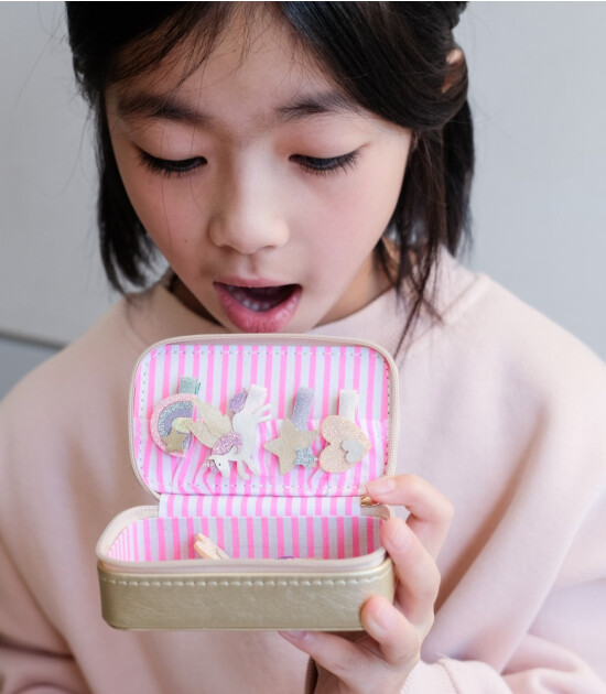 Mimi & Lula Mini Mücevher Kutusu // Gold