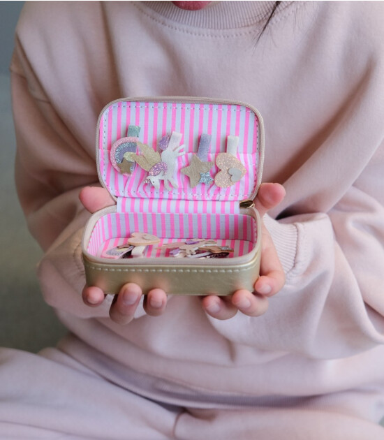 Mimi & Lula Mini Mücevher Kutusu // Gold