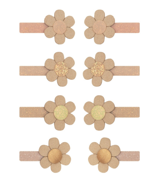 Mimi & Lula Mini Saç Toka Set (8 Adet) // Daisy