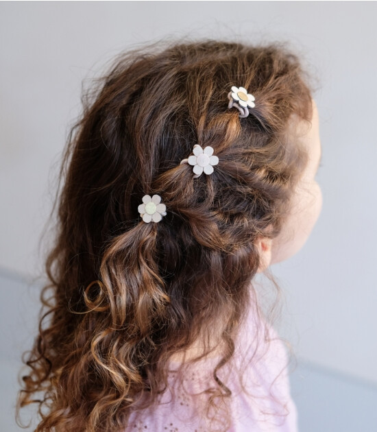 Mimi & Lula Mini Lastik Saç Toka Set (6 Adet) // Daisy