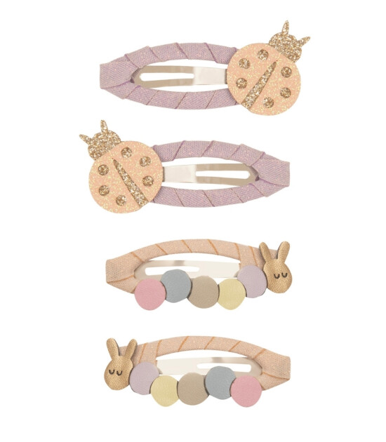 Mimi & Lula Saç Toka Set (4 Adet) // Ladybird - Caterpillar