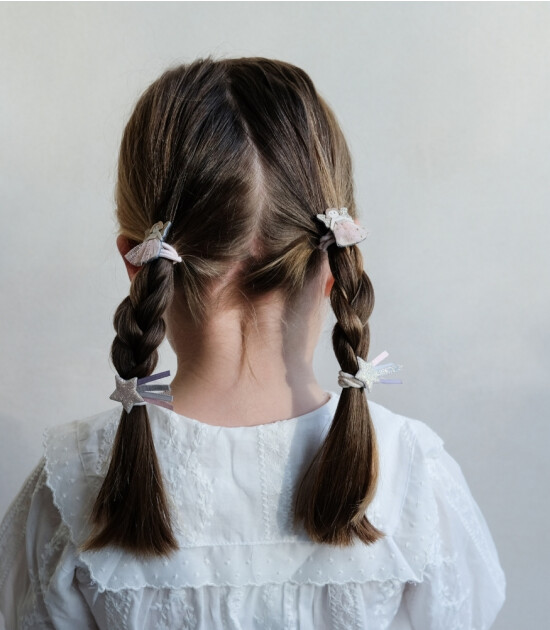 Mimi & Lula Mini Lastik Saç Toka Set (4 Adet) // Fairy