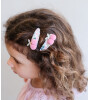 Mimi & Lula Saç Toka Set (2 Adet) // Floral Pom Pom Cherries