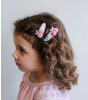 Mimi & Lula Saç Toka Set (2 Adet) // Floral Pom Pom Cherries