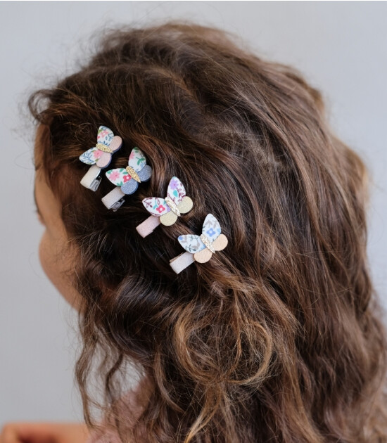 Mimi & Lula Mini Saç Toka Set (8 Adet) // Betty Butterfly
