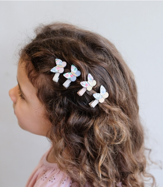 Mimi & Lula Mini Saç Toka Set (8 Adet) // Betty Butterfly