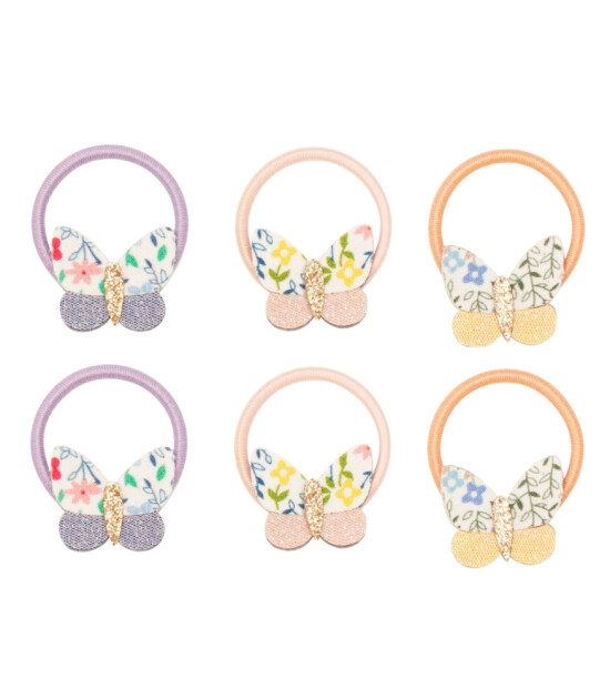 Mimi & Lula Mini Lastik Saç Toka Set (6 Adet) // Betty Butterfly