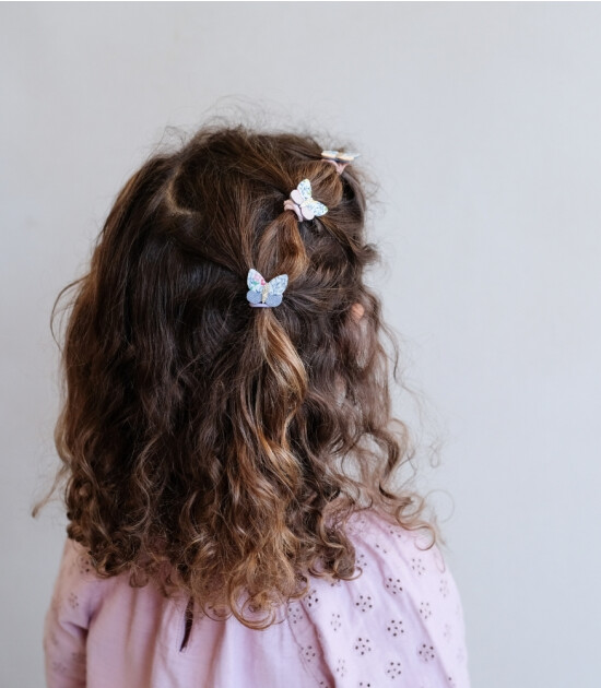 Mimi & Lula Mini Lastik Saç Toka Set (6 Adet) // Betty Butterfly
