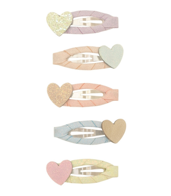 Mimi & Lula Mini Saç Toka Set (5 Adet) // Dreamy Hearts