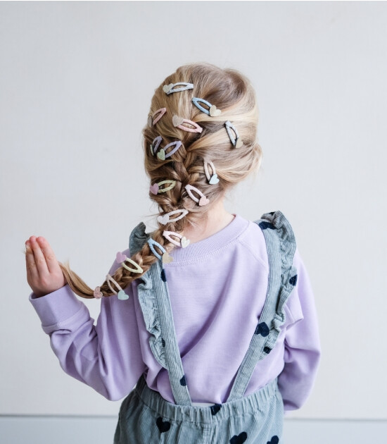 Mimi & Lula Mini Saç Toka Set (5 Adet) // Dreamy Hearts